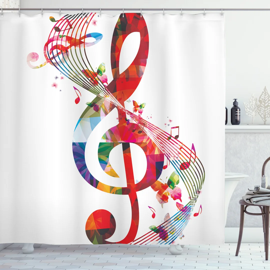 Bogumil 13 Piece Polyester Shower Curtain Set