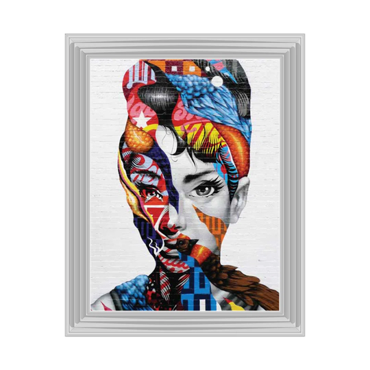 Pop Art Audrey - Picture Frame Painting