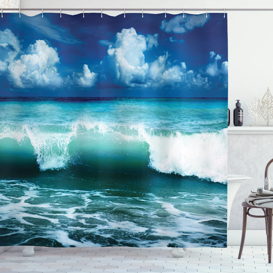 Bernhild Polyester Shower Curtain Set