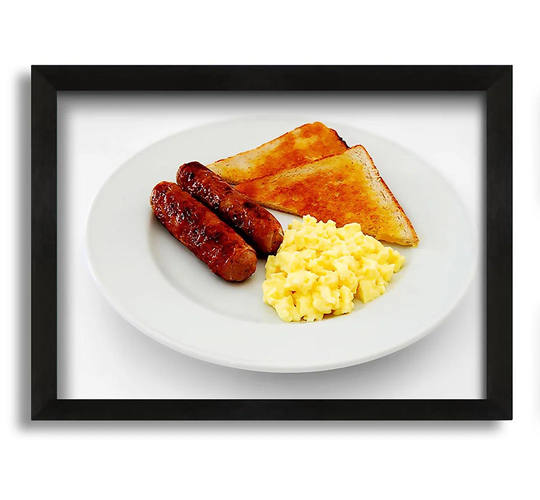 Scrambled Egg - Picture Frame Graphic Art on Canvas