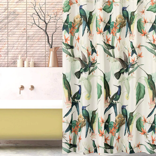 Riddick Polyester Shower Curtain