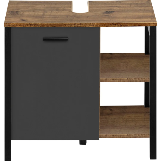 Mcnelly 59Cm W x 54Cm H x 35Cm D Back To Wall Toilet Unit