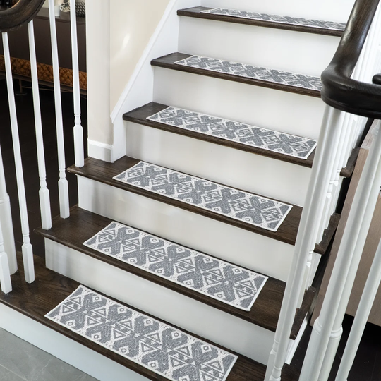 Hairband Design Non-Slip Grey Stair Tread
