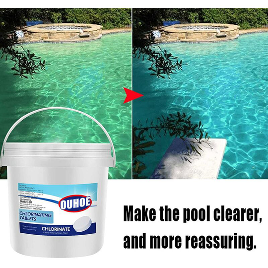 300pcs Multifunctional Concentrate Effervescent Spray Cleaner Swimming pool Cleaner Chlorine Tablets Clean Spot Bathtub Water