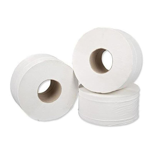 Valuex ValueX Mini Jumbo Toilet Roll 2 Ply 200m White (Pack 12) - White