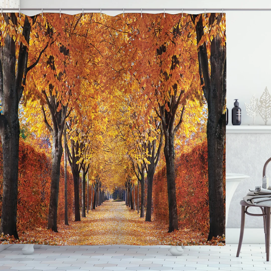 Hessel Polyester Shower Curtain