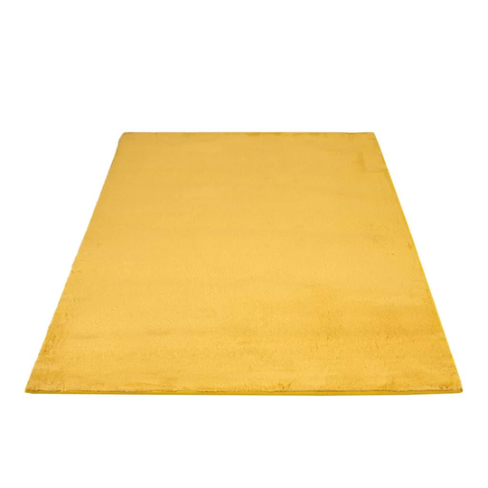 Dorrelis Machine Woven Yellow Rug