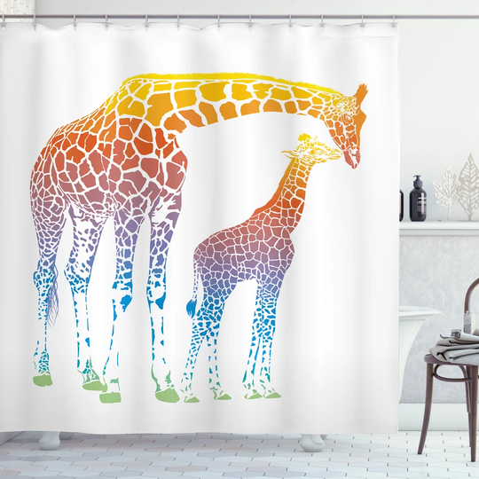 Bhahadur 13 Piece Polyester Shower Curtain Set