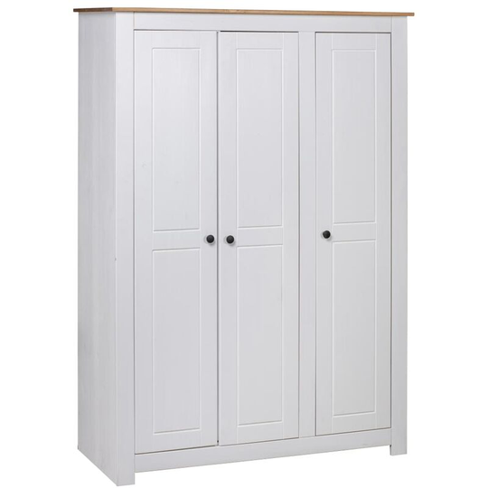 Ayala 3 Door Sliding Wardrobe by August Grove White