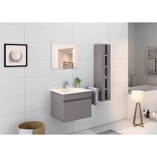 Schulman 600mm Vanity & Mirror Set