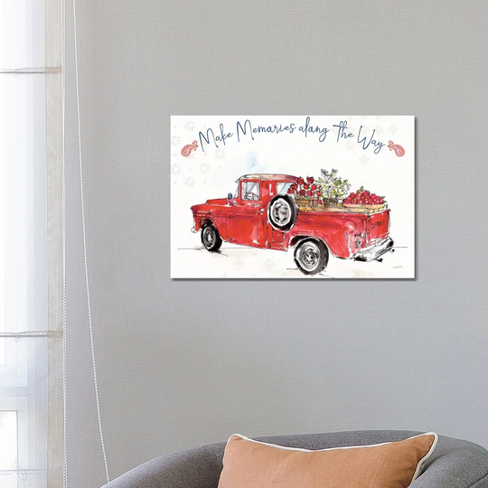 Americana Mood IX - Wrapped Canvas Typography