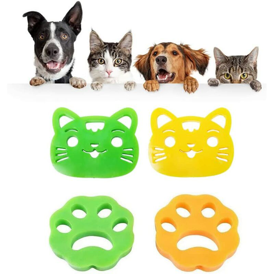 Washing Machine Hair Remover,Washing Machine Hair Catcher,Pet Hair Cleaning Tool,Clothes,Bedding 4PCS