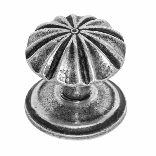 Abbey Genuine Pewter Mushroom Cabinet and Drawer Knob