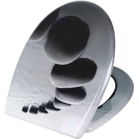 Celarian Soft Close Round Standard Toilet Seat