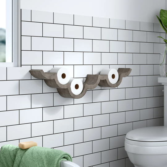 Zack Wall Mounted Toilet Paper Shelf