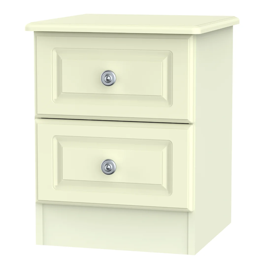 Meansville 2 Drawer Bedside Table