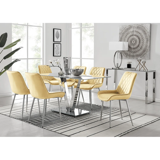 Wauhillau 6 - Person Dining Set