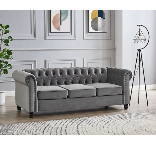 Padstow 3 Seater Chesterfield Sofa