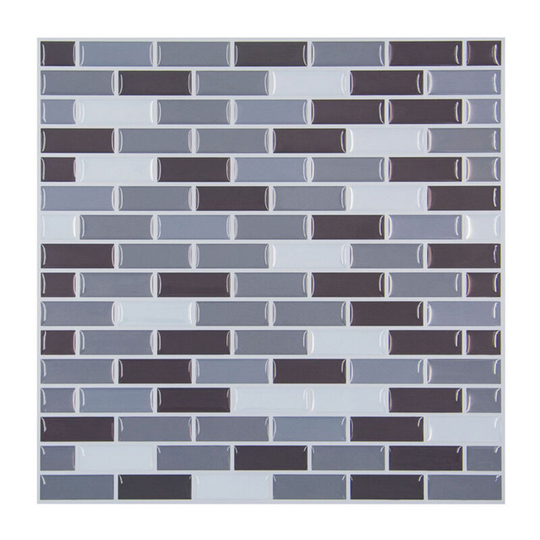 Asupermall - 3D Mosaic Wall Sticker Self-adhesive Wallpaper for Kitchen and Bathroom Ceramic Tile Imitation Glass