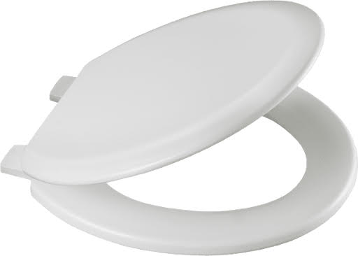 Carrara & Matta 5000 Round White Moulded Wood Toilet Seat