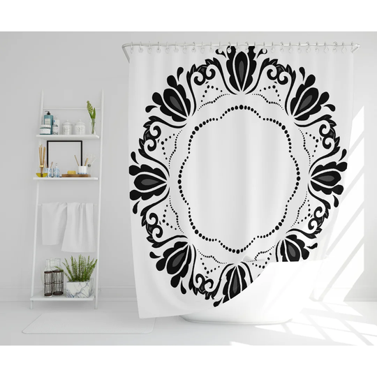 Grumium Polyester Shower Curtain