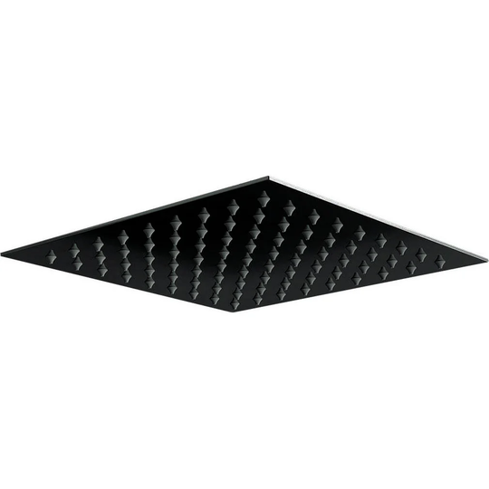 Noire Black Square Stainless Shower Head 300mm