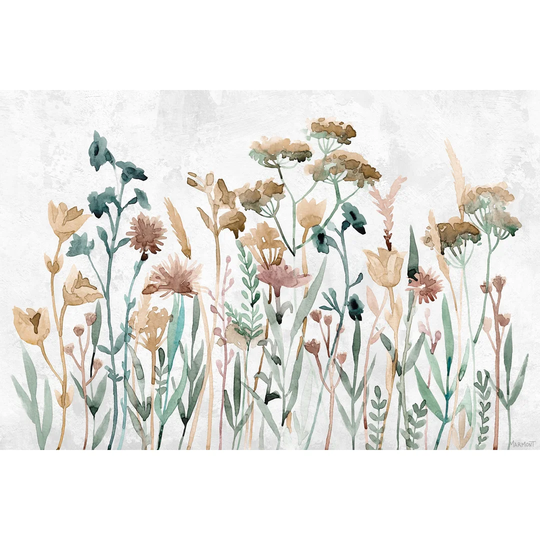 Flowering Shrubs by August Grove - Wrapped Canvas Painting