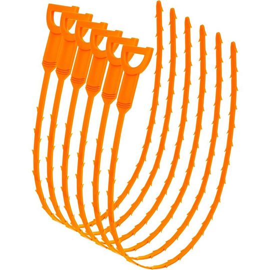 6 Pack 20 Inch Hair Cleaning Tools