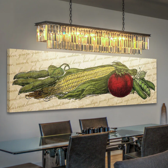 Fruit And Veg C - Wrapped Canvas Advertisement Print