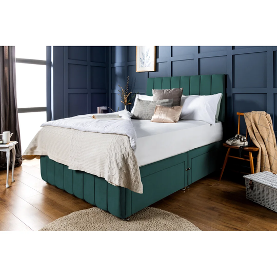 Hinson Luxury Royale Plush Velvet Divan Bed