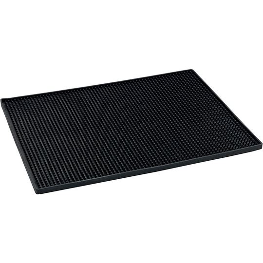Draining mat, Dish drainer, Maxi, 40x30 cm, black
