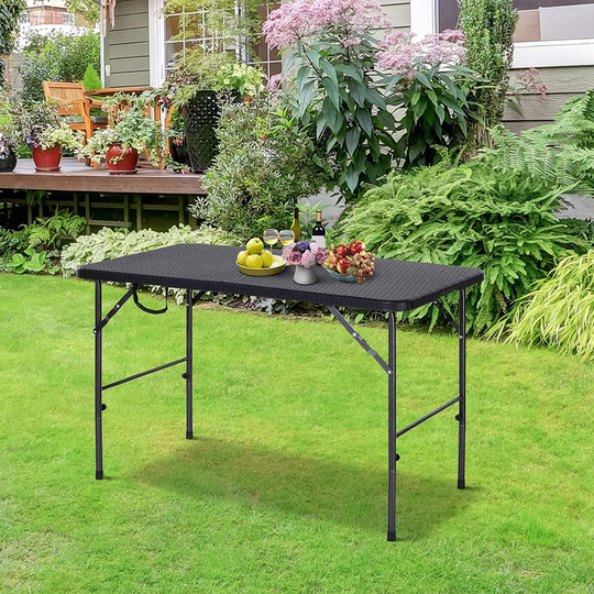 Claughaun Folding Steel Camping Table