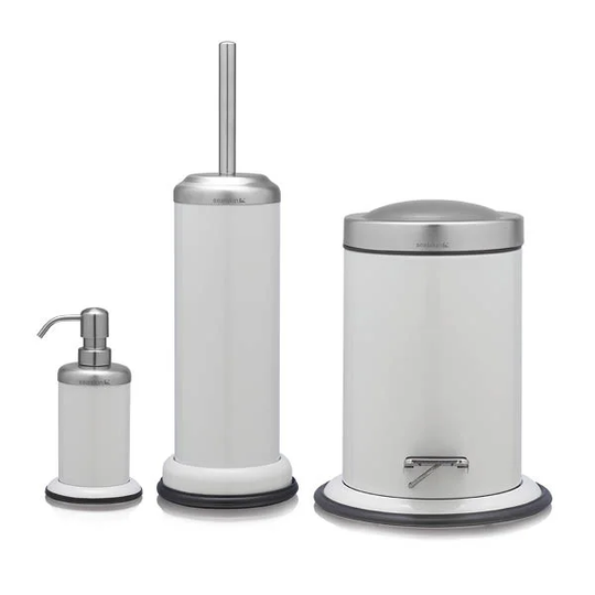 Acero Free Standing Toilet Brush Holder Set