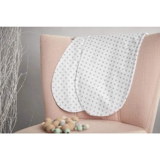 Grey Dots Cushion Cover