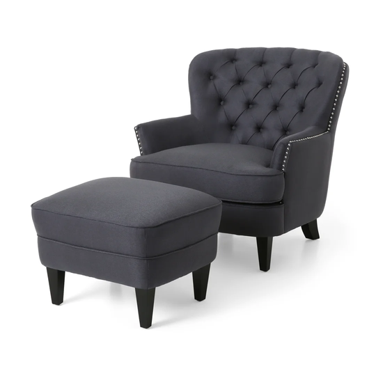 Michaelson Armchair and Footstool