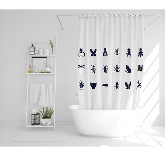 Ellakate Polyester Shower Curtain