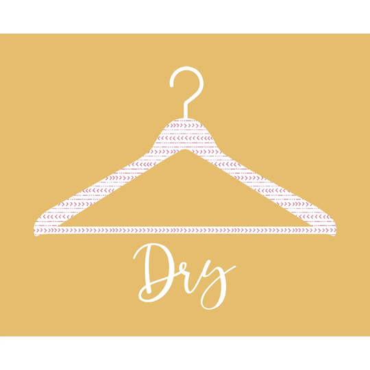 Hanger Dry Yellow - Wrapped Canvas Painting Print