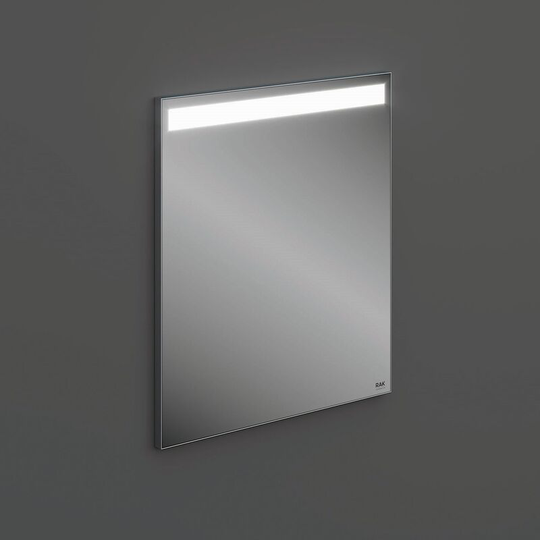 Rak Joy Wall Hung Bathroom Mirror with led Mirror 680mm h x 600mm w