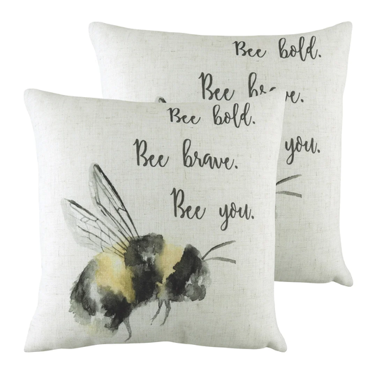Bondurant August Grove Bee You Cushion with Filling