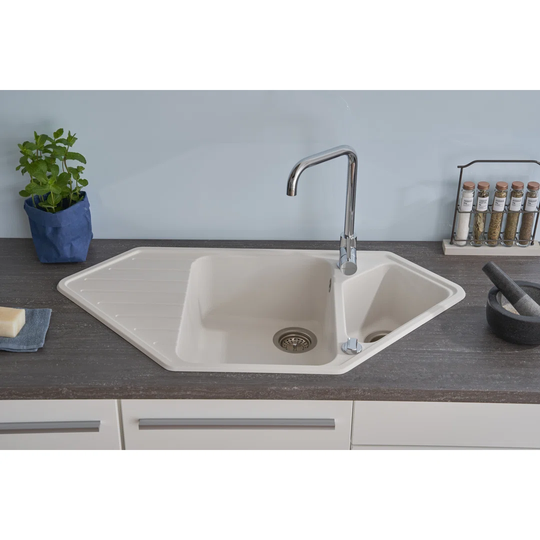 Memphis 1.5 bowl built-in kitchen sink