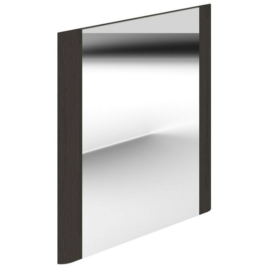 Vermont Square Bathroom Mirror 600mm Wide Dark Grey - Duchy