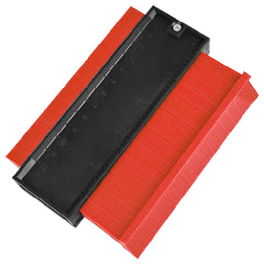 5/ 10 inch Irregular Profile Gauge for Woodworking Tracing Flooring,model:Red 5in - model:Red 5in