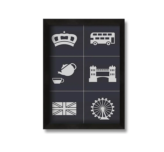 Attractions of the City 1 - Picture Frame Graphic Art on Canvas