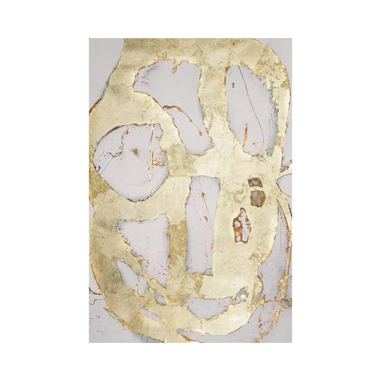 Ace of Spades in Gold III by Erin Ashley - Wrapped Canvas Painting