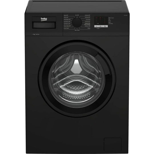 7kg 1400rpm �WTL74051B Freestanding Washing Machine - Black - Beko