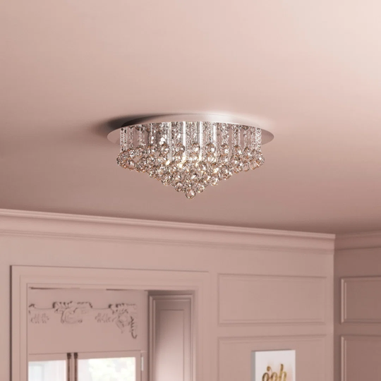 8-Light 55cm Flush Mount