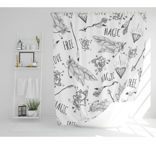 Granbury Polyester Shower Curtain Set