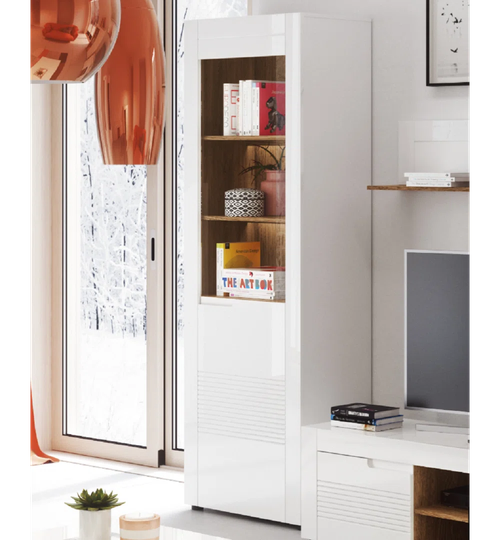 Eliza Single Display Cabinet with Lighting