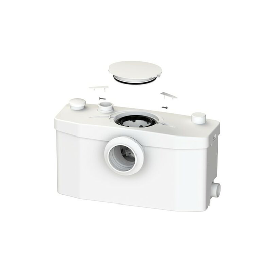 6003 saniplus Up Macerator Toilet wc Hand Basin Shower + Bath Quiet - Saniflo