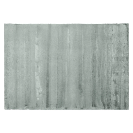 Anwar Fluffy Machine Tufted Light Blue Rug